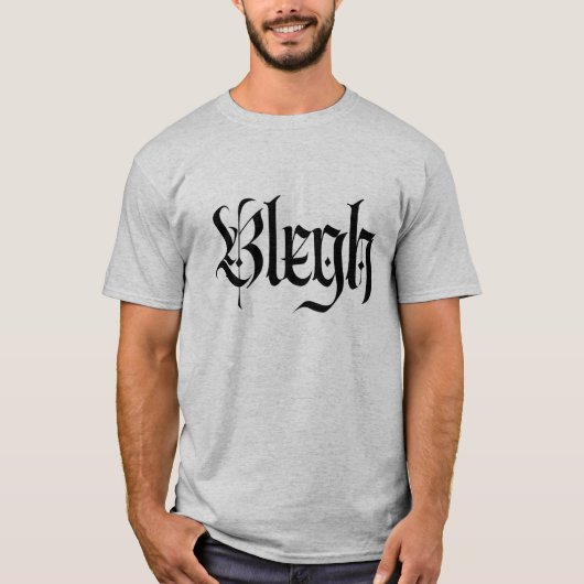 Bah, metaal, heavy metal, punk, t-shirt (Voorkant)