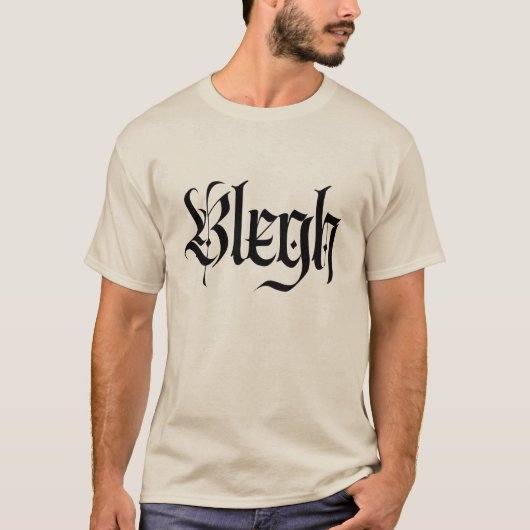 Bah, metaal, heavy metal, punk, t-shirt (Voorkant)