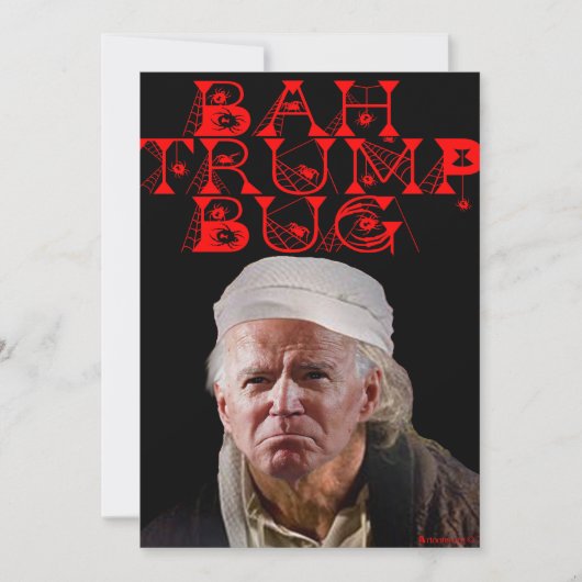 Bah Trump Bug Feestdagenkaart (Voorkant)