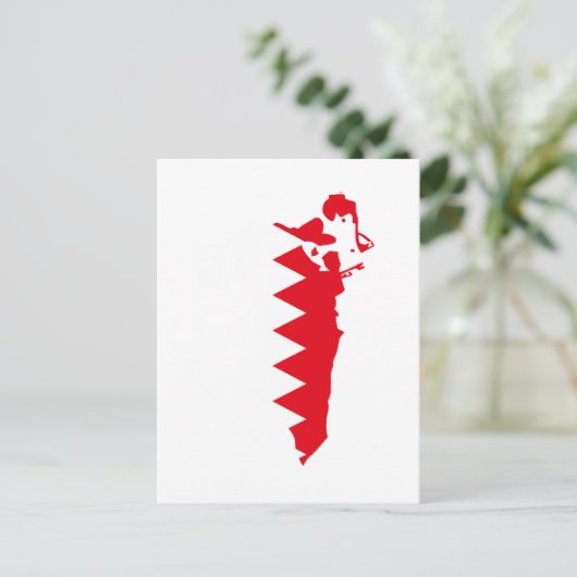 Baha-vlag Briefkaart (Staand voorkant)