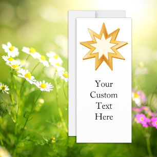 Baha'i 4" x 9" Uitnodiging / Aankondiging Platte K