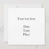 Baha'i 5,25 inch x 5,25 inch uitnodigings-/aankond (Achterkant)