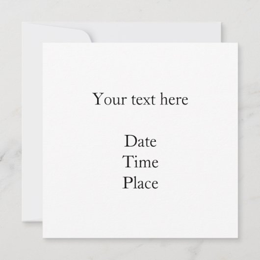 Baha'i 5,25 inch x 5,25 inch uitnodigings-/aankond (Achterkant)