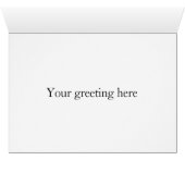 Baha'i 5" x 7" Wenskaart (Binenzijde Horizontaal (Onderkant))