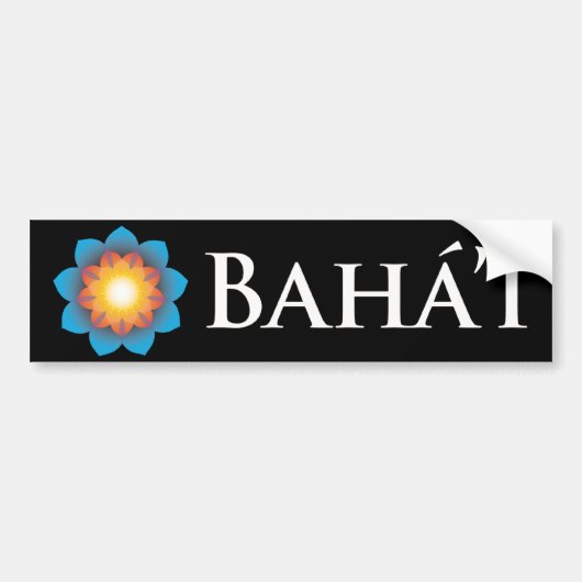 Bahá'í Bumpersticker (Voorkant)