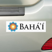 Bahá'í Bumpersticker (Op auto)