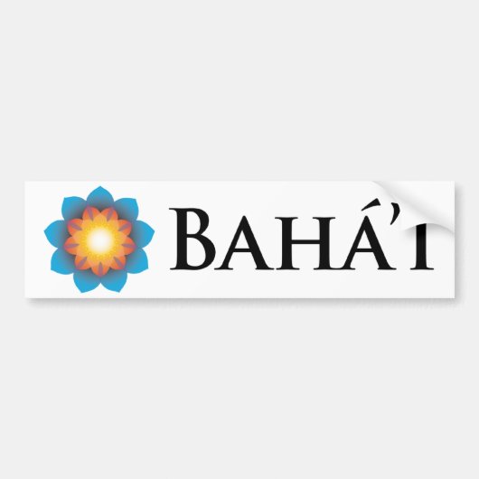Bahá'í Bumpersticker (Voorkant)