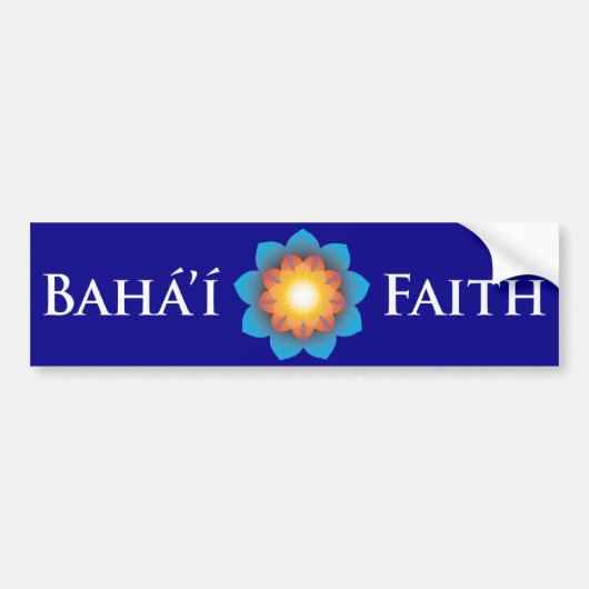 Bahá'í Faith Bumpersticker (Voorkant)