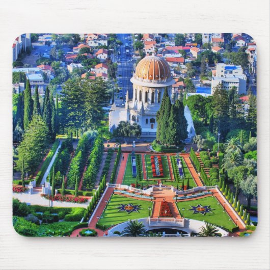 Baha'i Garden Mousepad Muismat (Voorkant)
