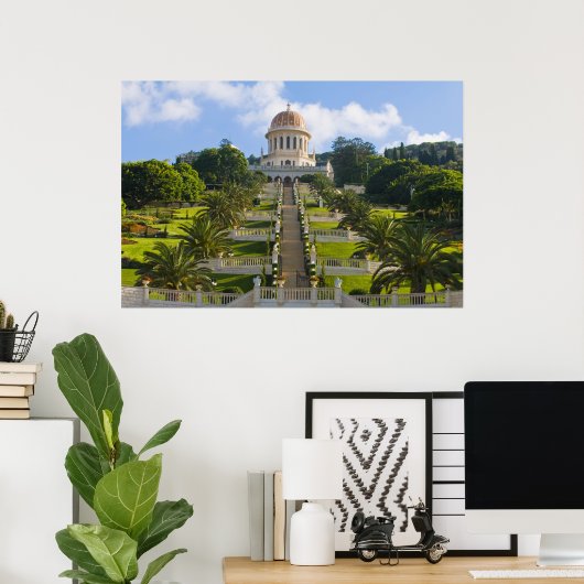 Baha'i Garden Print (Thuiskantoor)