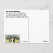 Bahai Gardens in Haifa, ISRAËL Briefkaart (Achterkant)