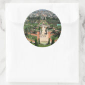 Bahai Gardens in Haifa, Israel Ronde Sticker (Tas)