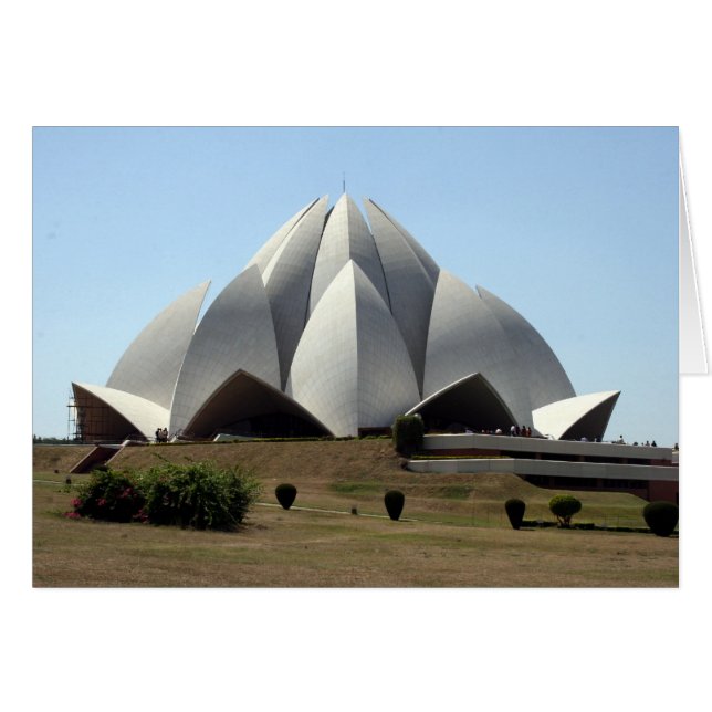 bahai lotus tempel (Voorkant Horizontaal)