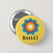 Bahá'í Ronde Button 5,7 Cm (Voorkant /achterkant)