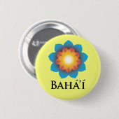 Bahá'í Ronde Button 5,7 Cm (Voorkant /achterkant)