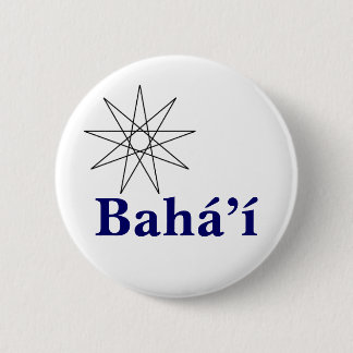 Baha'i Star2 Ronde Button 5,7 Cm