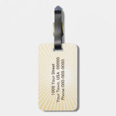 Baha'i Symbool 2" x 3,5" Bagagelabel (Achterkant verticaal)