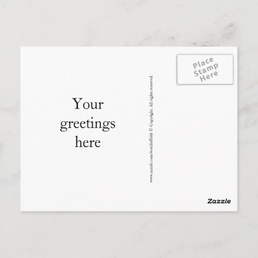 Baha'i-symbool Briefkaart (Achterkant)