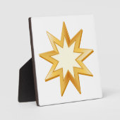 Baha'i-symbool Fotoplaat (Voorkant)