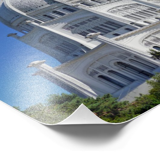 Baha'i Temple Foto Afdruk (Hoek)