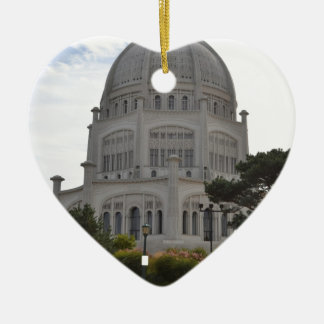 Bahai Temple in Wilmette, IL Keramisch Ornament