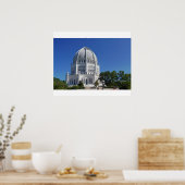 Baha'i Temple Poster (Keuken)