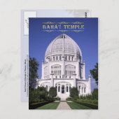Baha'i Temple, Wilmette, Illinois Briefkaart (Voorkant / Achterkant)