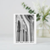 Bahai Temple, Wilmette, Illinois Briefkaart (Staand voorkant)