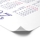 Bahá'í-tuinen, Haifa (foto 2013), Israël Poster (Hoek)