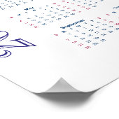 Bahá'í-tuinen, Haifa in 2013 , Israël  Poster (Hoek)