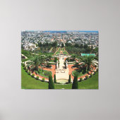 Bahai-tuinen in Haifa, Israël Canvas Afdruk (Voorkant)