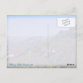 Bahá'í Tuinen van Haifa, Israël Briefkaart (Achterkant)