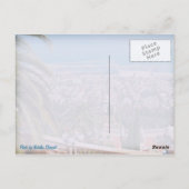 Bahá'í Tuinen van Haifa, Israël Briefkaart (Achterkant)