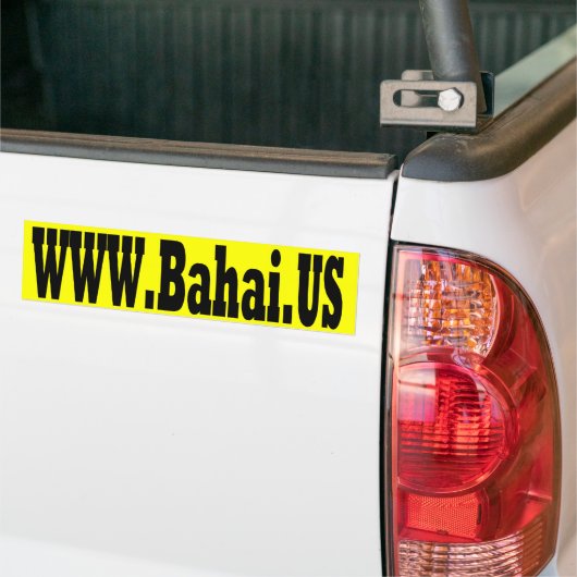 Bahai.us Bumpersticker (Op Truck)