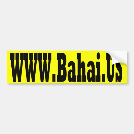 Bahai.us Bumpersticker (Voorkant)