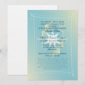 Baha'i Wedding Invitation (aangepast) Kaart (Voorkant / Achterkant)