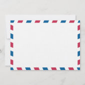 Bahama Air Mail Post Huwelijksreceptie Kaart (Achterkant)