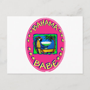 Bahama Babe Briefkaart