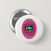 Bahama Babe Ronde Button 5,7 Cm (Voorkant /achterkant)