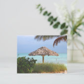 Bahama Beach Paradise Briefkaart (Staand voorkant)