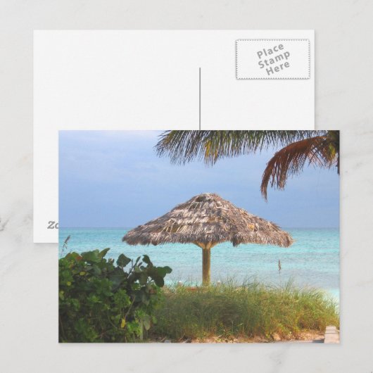 Bahama Beach Paradise Briefkaart (Voorkant / Achterkant)