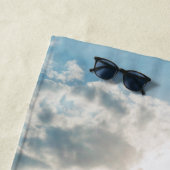 Bahama Beach Quote Sky boven vrede in Strandlaken (In situ)