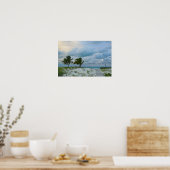 Bahama Bries bij zonsondergang, Treasure Cay Poster (Keuken)