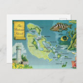 Bahama-eilanden  briefkaart (Voorkant / Achterkant)