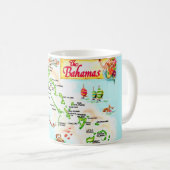  Bahama-eilanden Kaart Mok (Voorkant rechts)