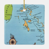 Bahama-eilanden Keramisch sierhuis Keramisch Ornament (Achterkant)