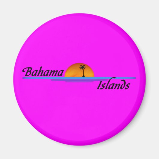 Bahama eilanden magneet (Voorkant)