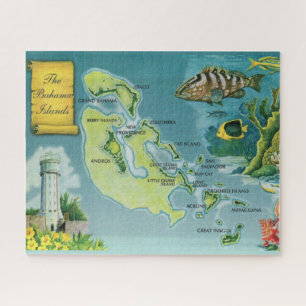 Bahama eilanden puzzel legpuzzel