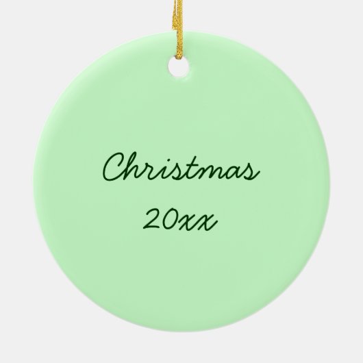 Bahama Iguana Dated Ornament (Achterkant)