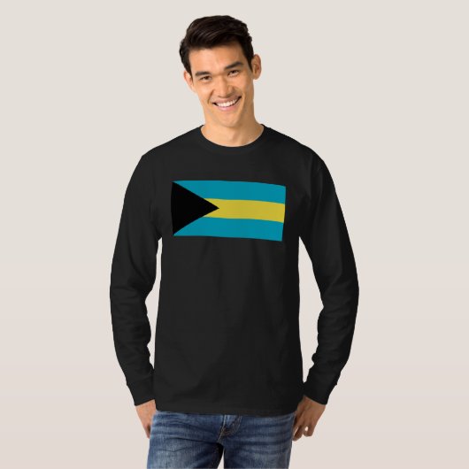Bahama Islands Flag 1 T-shirt (Voorkant volledig)